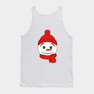 Winter Snowman Tank Top